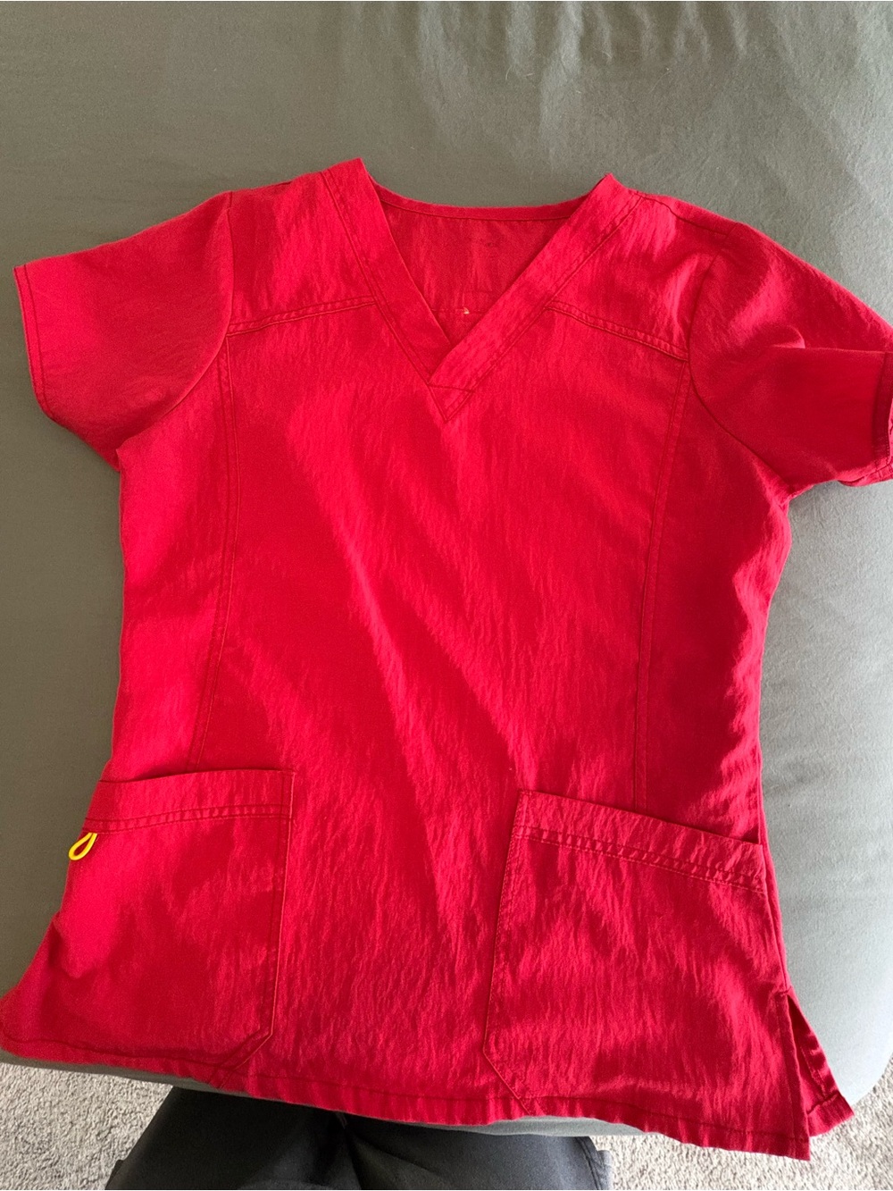 Red Wink Scrubs. Medium Petite